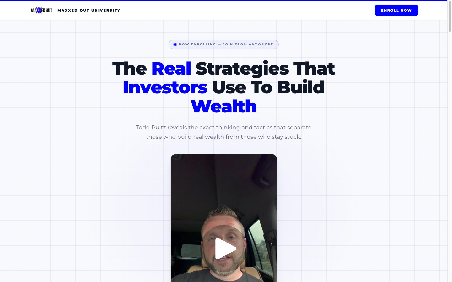 Real Estate Empire Blueprint website